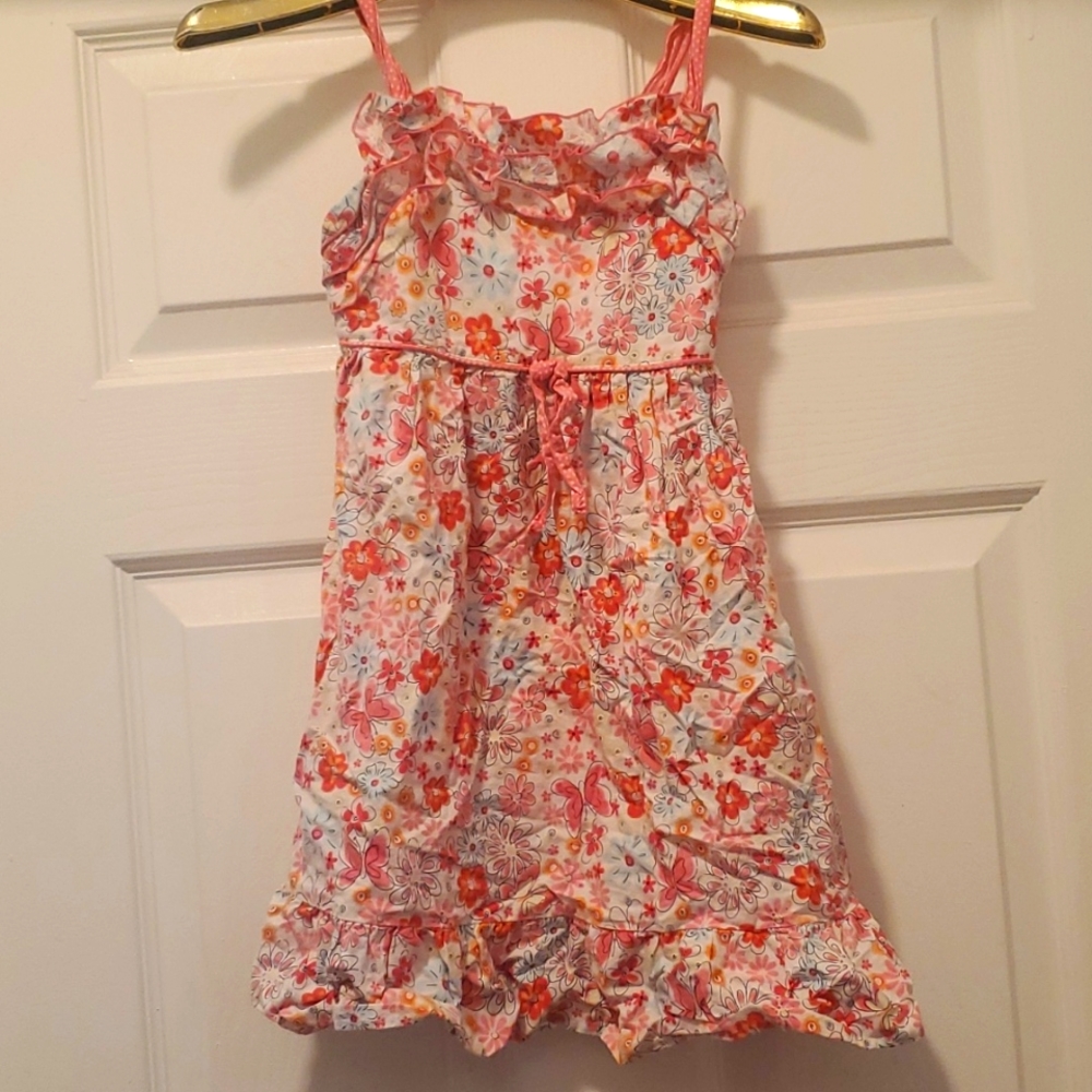 Pink Butterfly girls dress